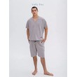 Домашний мужской костюм серый рис.4