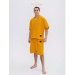 Домашний мужской костюм желтый рис.8