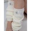 Вязаные гетры (молоко) рис.2